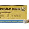 Buffalo Bore Ammunition 475 Linebaugh 420 Grain Lead Flat Nose Box of 20