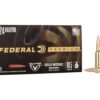 Federal Premium Gold Medal Berger Ammunition 224 Valkyrie 80.5 Grain Berger Open Tip Match