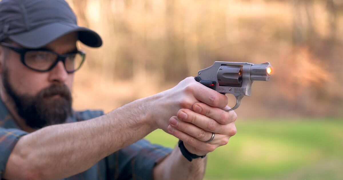 Shooting Snub Nose Revolver